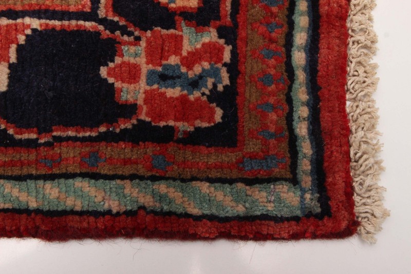 3'7" x 13'1" Vintage Hand-knotted Runner Rug Traditional Oriental Wool Carpet gallery