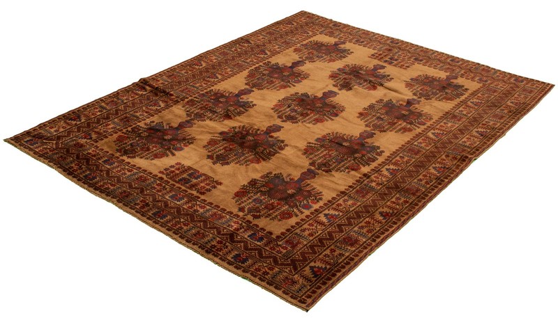 Traditional Vintage Hand-Knotted Oriental Carpet 7'1" x 9'5" Wool Area Rug gallery