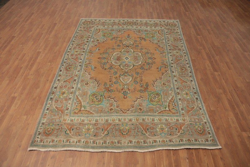 Exquisite Rust Over-Dyed Handmade Rug 7x9 Vintage Traditional Room Size Carpet gallery