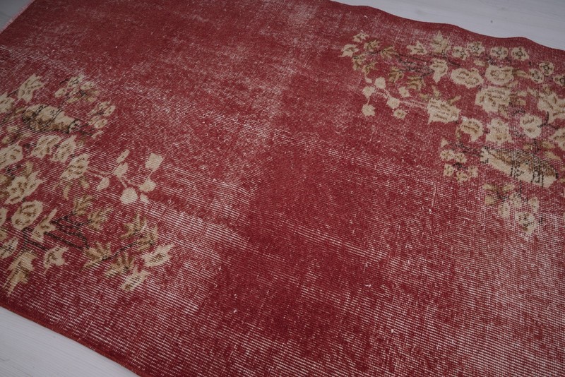 Vintage Kilim Rug 4x6 Handmade Traditional Neutral Turkish Small Rugs Carpet 120 gallery