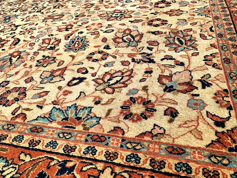 ANTIQUE AMERICAN P....N SAROUK RUG 7X10FT CIRCA 1920 gallery