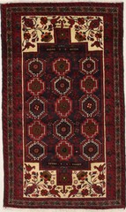 Vintage Tribal Design Handmade 3X6 Geometric Wool Oriental Rug Home Decor Carpet