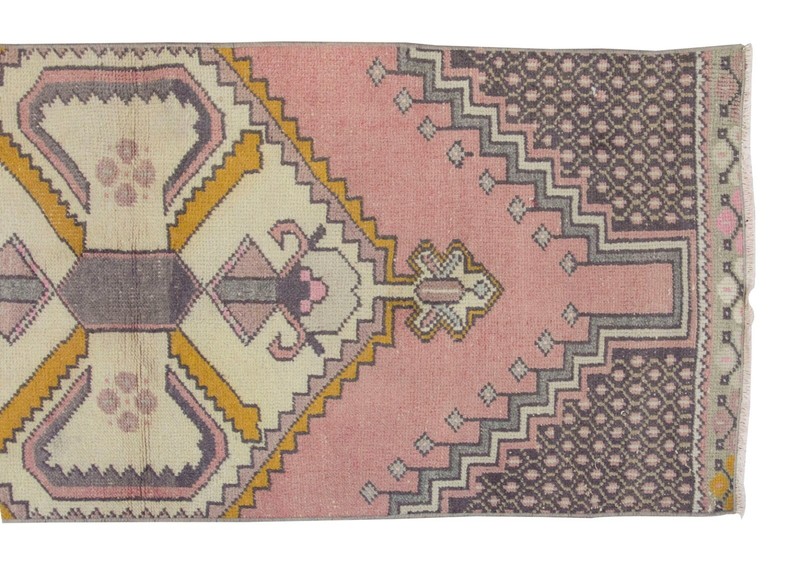 Turkish Runner,Vintage Runner,Oushak Rug,Floor Rug,Runner Rug, 2'4 X 6'3 feet gallery