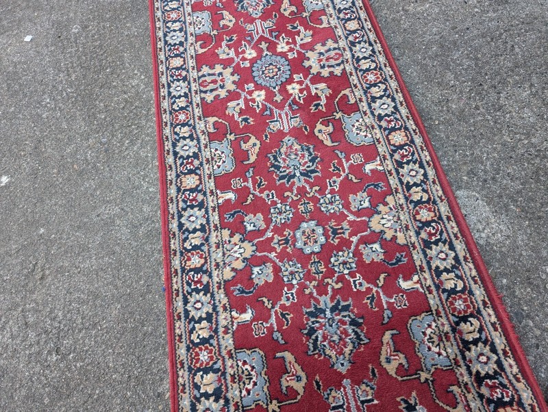 60s Vintage Carpet Rug Shag 215 X 90 Retro Runner Oriental Carpet 70s K7 gallery
