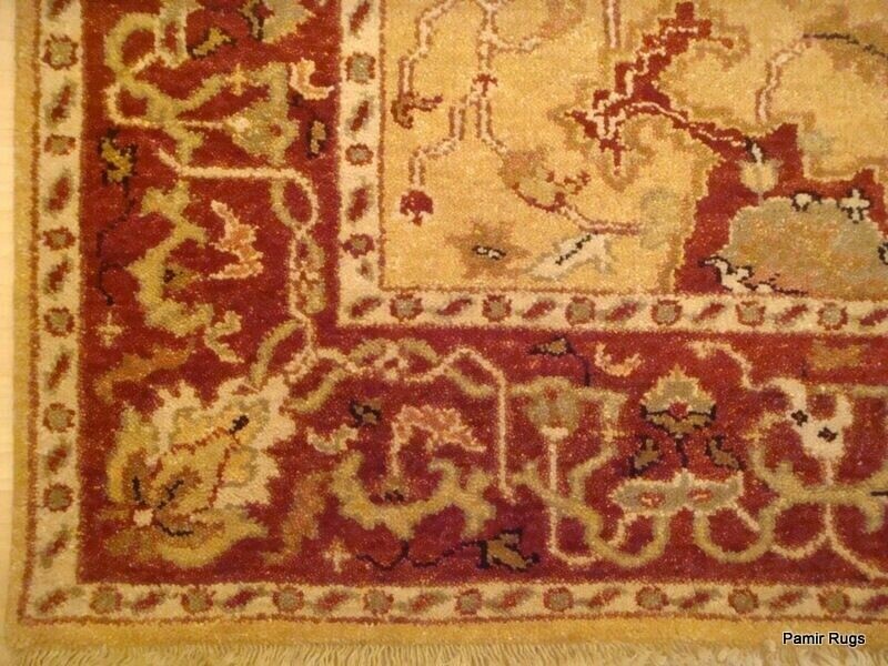 handmade rug_5x7 ft. TOP QUALITY Vegetable dye hand spun wool knotted Pm75 gallery