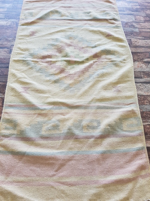 Vintage Handmade Traditional Turkish Kilim Floor Rug Carpet 143x68 cm gallery