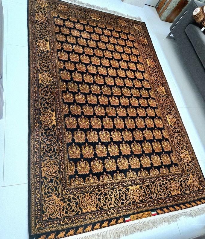 Extra Fine Genuine Handmade Middle Eastern Rug Versace Design Silk Base gallery