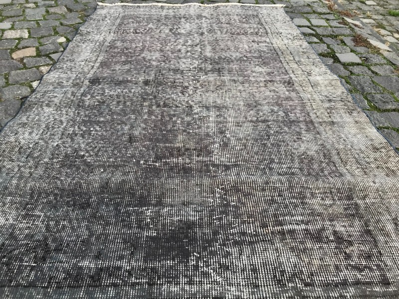 Home Decor Rug, Turkish Vintage Rug, Boho Decor Rug, Oushak 3,6 x 6,1 ft gallery