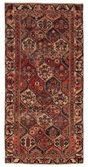 Vintage Traditional Hand-Knotted Area Rug 4’5″ x 8’11” Oriental Wool Carpet