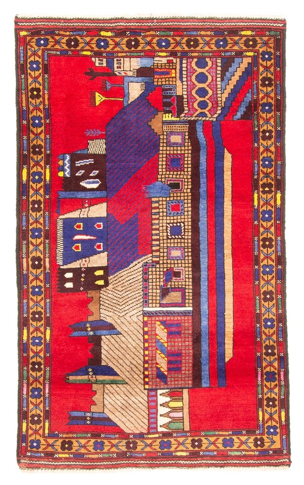 2'9" x 4'8" Vintage Hand Knotted Area Rug Traditional Oriental Wool Carpet