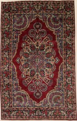 One-of-a-Kind Traditional Floral Kork Wool Rug Oriental Décor Carpet 6’5X10’5 ft