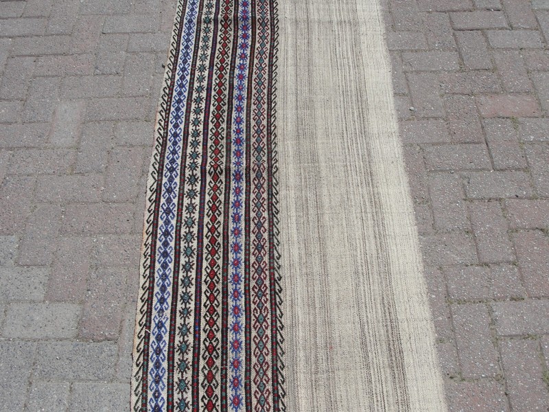 2x8 ft Handmade Runner Wool Kilim Rug - Vintage Home Decor Turkish Kilim rugs gallery
