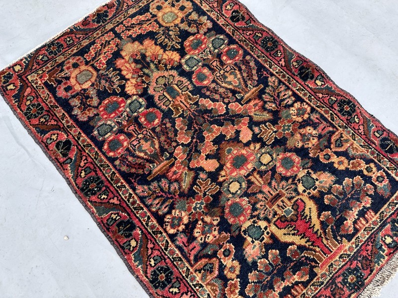 COLLECTORS' ITEM Antique Stunning Karabagh Caucasian Natural Vegetable Dye Rug gallery