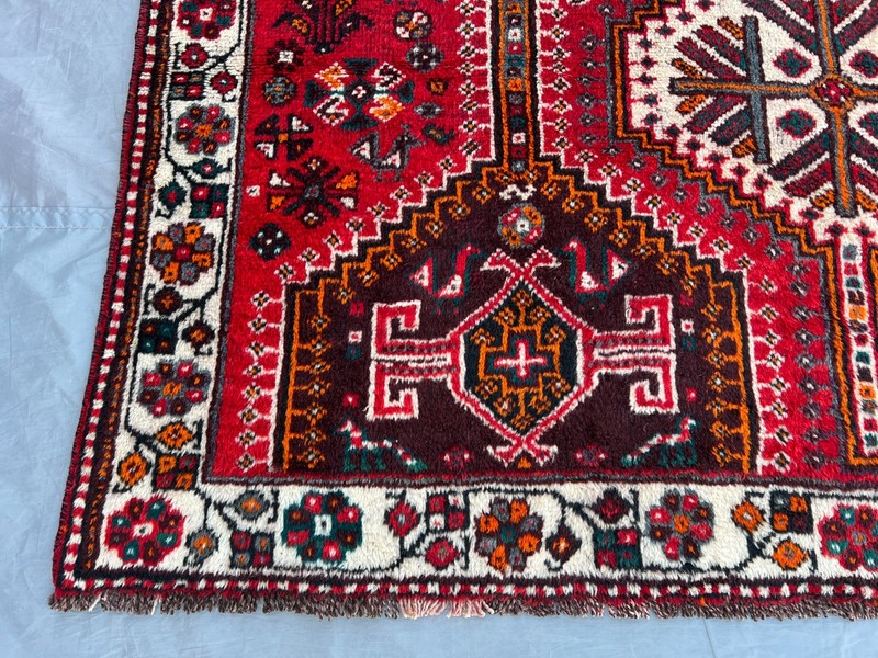5x7.8 ft Antique 1940s Hand Knotted Caucasian Rug Persian Style Soft Pile Carpet gallery
