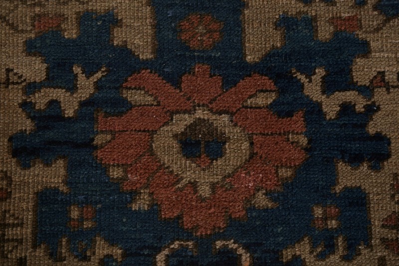 Pre-1900 Antique Heriz Bakhshayesh 11'x14' Area Rug Vegetable Dye Hand-knotted gallery
