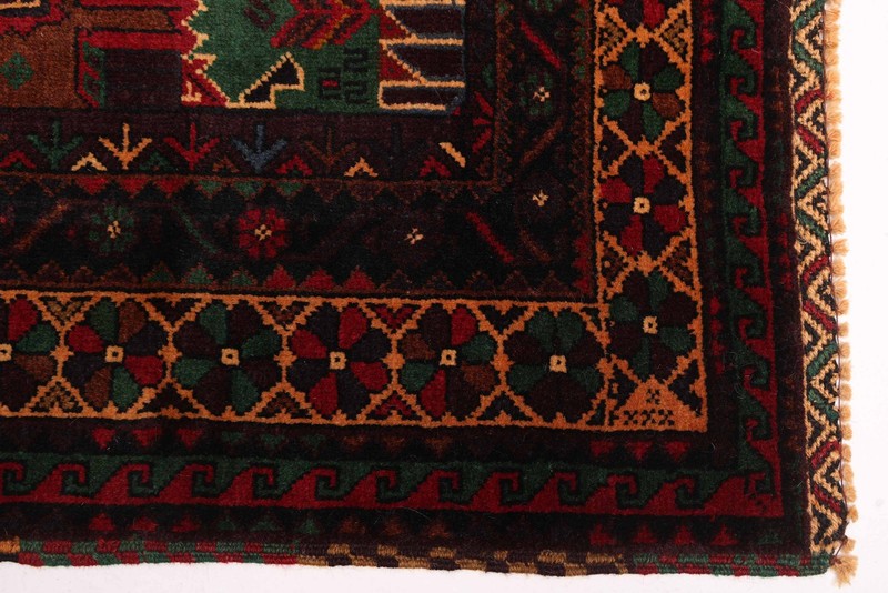 Traditional Vintage Hand-Knotted Area Rug 3'7" x 6'10" Oriental Wool Carpet gallery