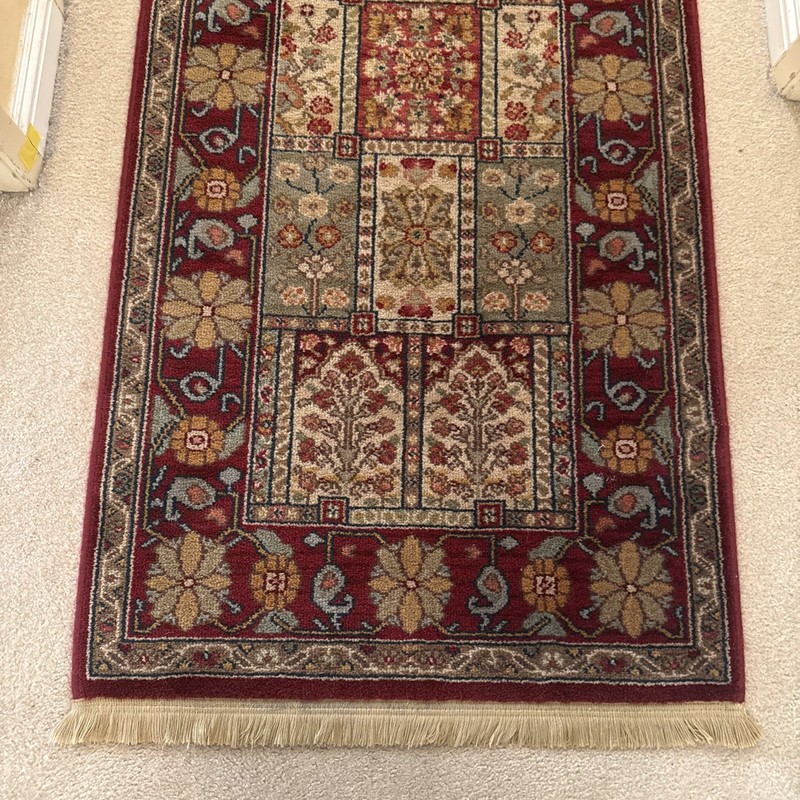 Karastan Runner Rug 2.6 x 8..6 Antique Legends Bakhtiari 2200 Wool Vintage gallery
