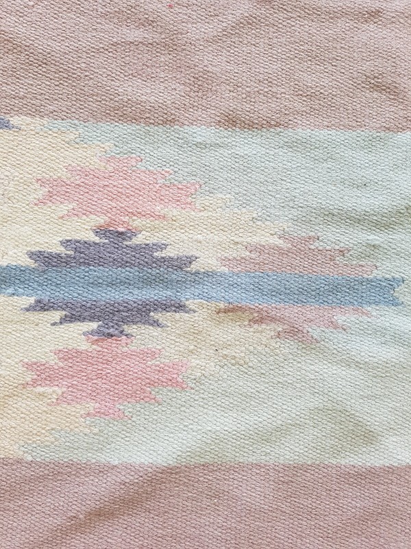 Vintage Handmade Traditional Floral Kilim Floor Rug Carpet 167x113 cm gallery