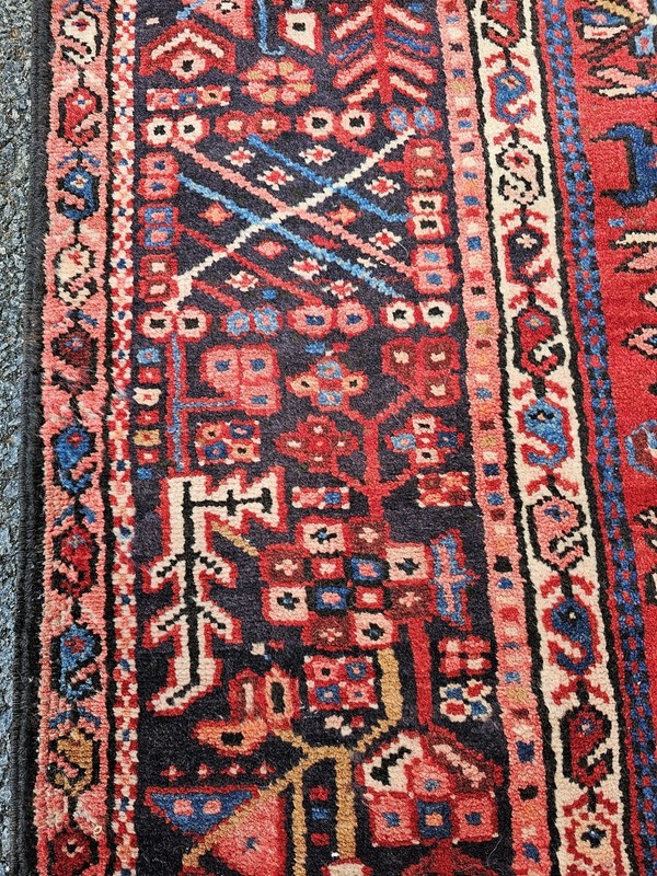 4.9 x 12.7 ANTIQUE CAUCASIAN HERIZ SERAPI KAZAK VINTAGE USHAK TRIBAL RUNNER gallery