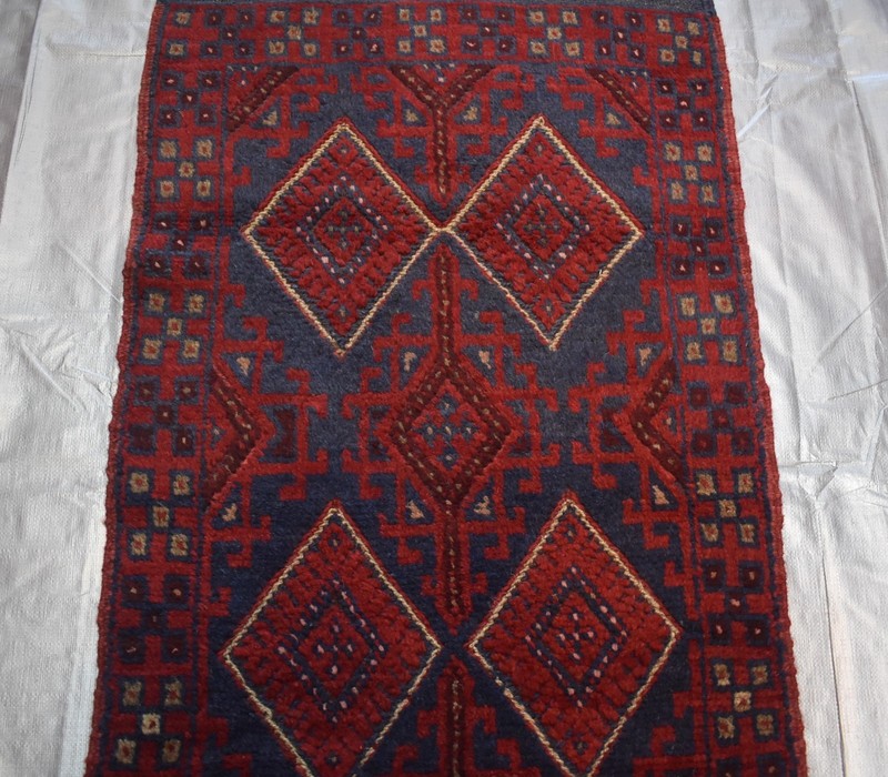 Antique Afghan Mushwani Runner Rug 2x11 Hand Knotted Wool Persian Style Hallway gallery