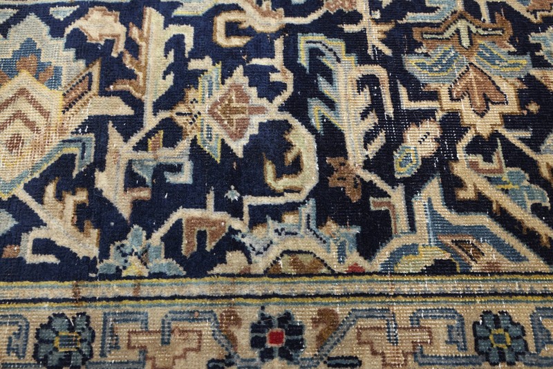 Vintage Hand-Knotted Area Rug 6'8" x 10'6" Traditional Oriental Wool Carpet gallery