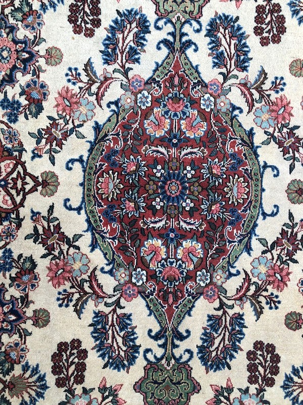 A Superb Antique Decorative Genuine Keshan Area Rug gallery