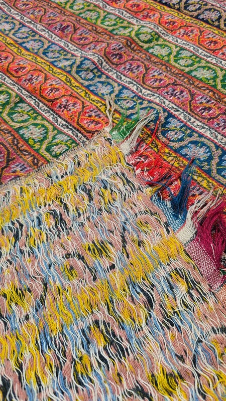 3x3 Antique rug, wool rug kilim, wall decor, antique fabric, old fabric, Sivas gallery