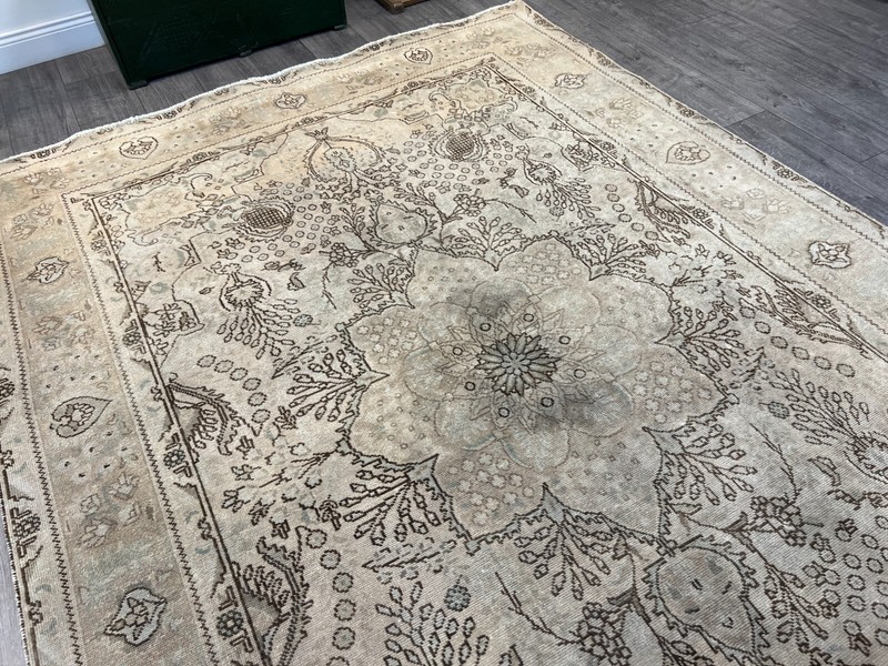 Persian Area Rug, Antique Persian Rug, Vintage Rug, Bedroom Rug, 6.5 x 9.4 ft gallery