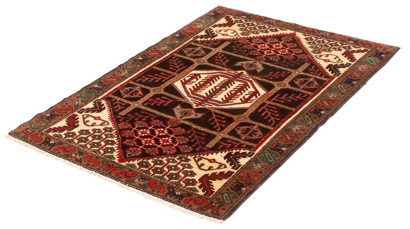 Vintage 4'5" x 6'9" Traditional Hand Knotted Vegetable Dye Wool Area Rug gallery