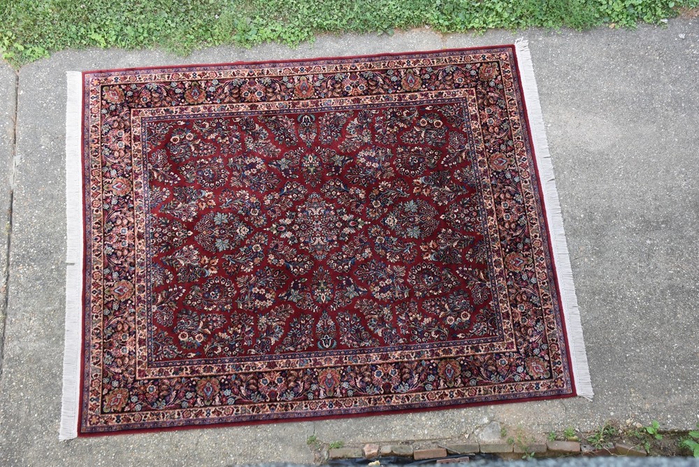KARASTAN RUG 700 Series 785 RED SAROUK 8.8x10.6 Very Nice