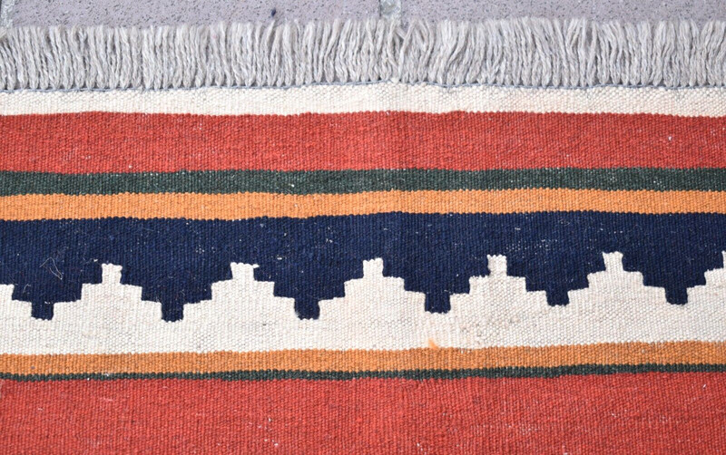Caucasian Rug 41'' x 56'' Home Decor Rug Fine Quality Rug Flat Woven Wool Rug gallery