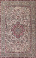 Vintage Floral Area Rug 6×10 Handmade Traditional Vintage Carpet for Living Room
