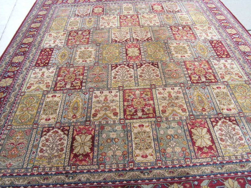 Excellent Vintage Karastan Bakhtiyari 2200-202 8'8"x10 ft 104x120" Soak Washed gallery
