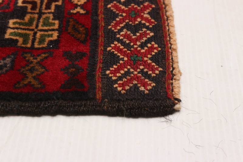 Vintage Hand-Knotted Area Rug 3'4" x 6'8" Traditional Oriental Wool Carpet gallery