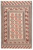 Vintage Hand Woven Area Rug 3'11" x 6'0" Traditional Wool Oriental Carpet gallery