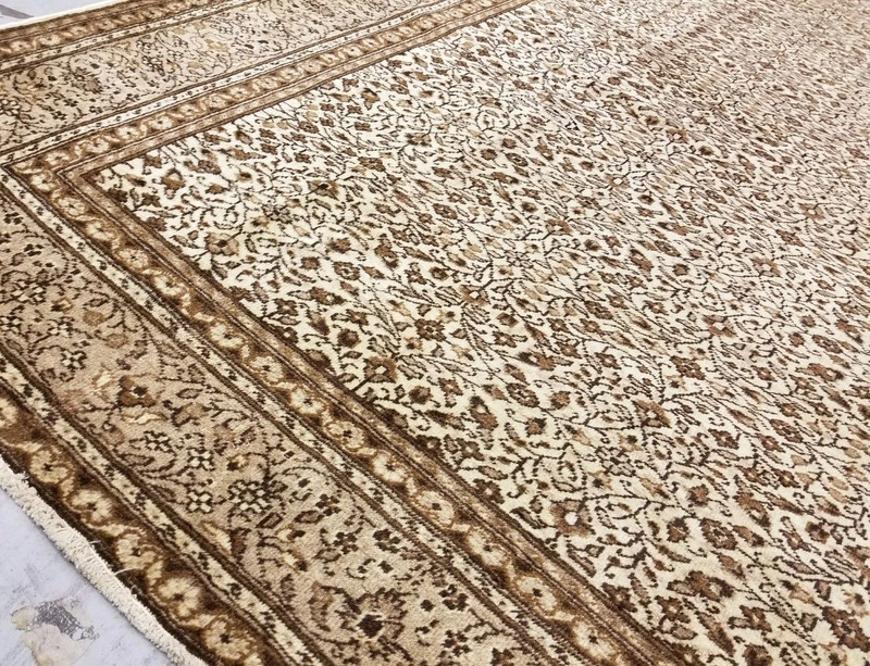 Exclusive Ca1900-1939s Antique Turkish Wool Pile Hereke Rug 8x12ft gallery