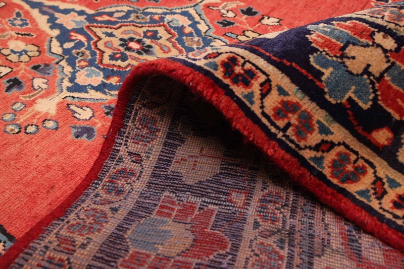 Vintage Hand-Knotted Area Rug 4'2" x 8'11" Traditional Oriental Wool Carpet gallery