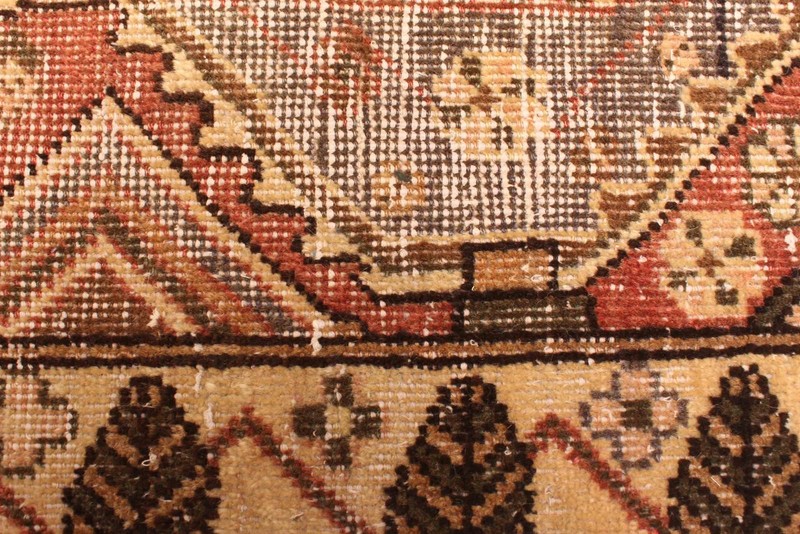Vintage Traditional Hand-Knotted Area Rug 4'4" x 6'3" Oriental Wool Carpet gallery