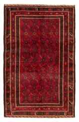 3’11” x 6’3″ Vintage Hand Knotted Area Rug Traditional Oriental Wool Carpet