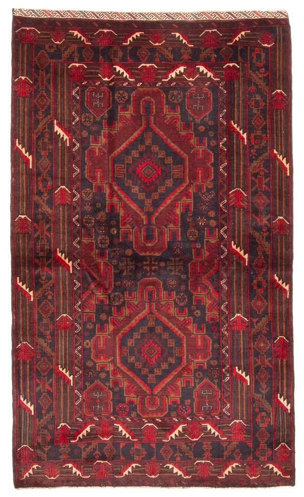 Traditional Vintage Hand-Knotted Area Rug 4'0" x 6'9" Oriental Wool Carpet