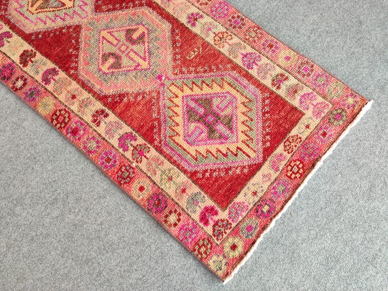 2.8 x 13 Ft, Antique rug 3x13, Turkish runner 3x13 vintage, Heriz rug, Herki rug gallery