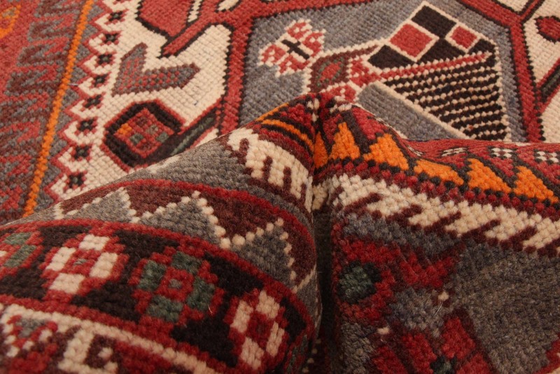 Vintage 4'8" x 9'10" Traditional Hand Knotted Vegetable Dye Wool Area Rug gallery