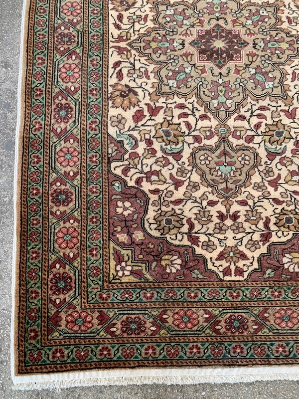 4' X 6'2'' Vintage Carpet Natural Village Rug Handmade Rug.SKU:K1701 gallery