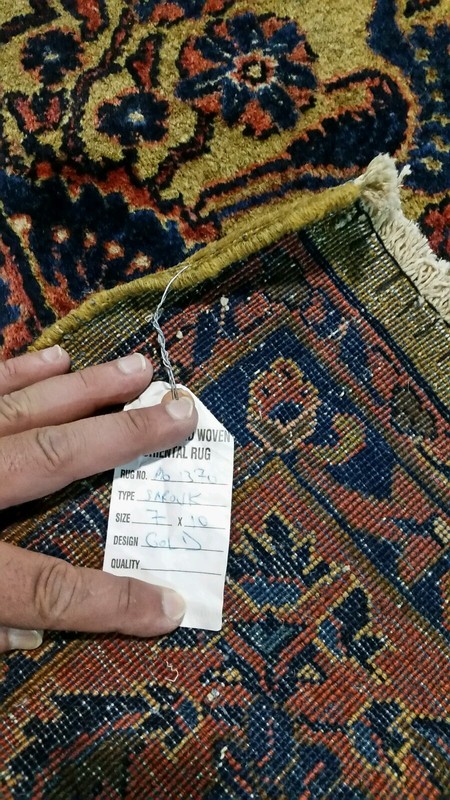 A REAR GOLD COLOR SARROOK RUG gallery
