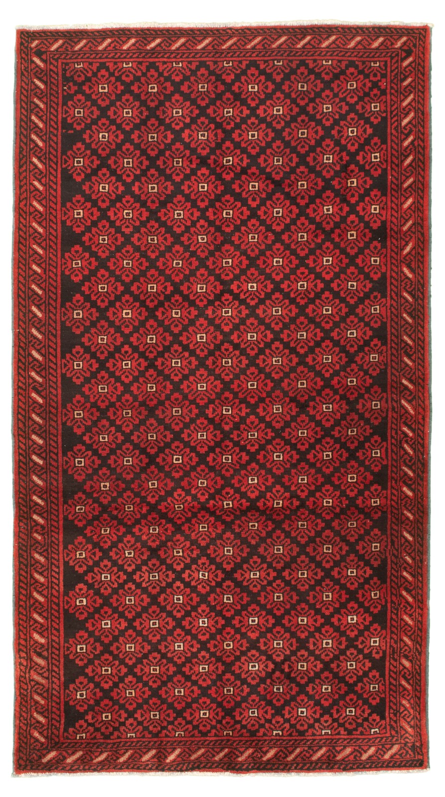 Vintage 4'11" x 8'10" Traditional Hand Knotted Vegetable Dye Wool Area Rug gallery