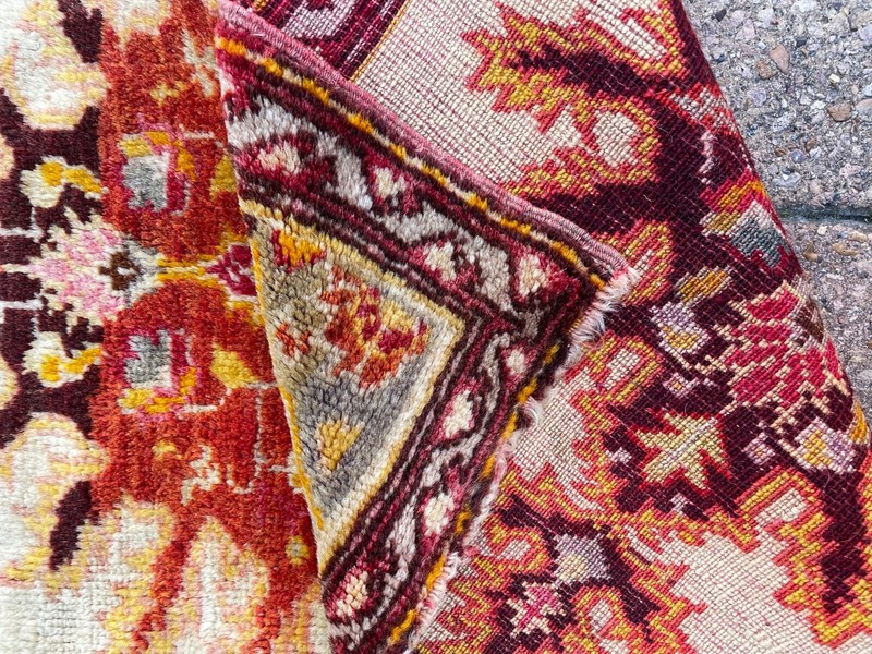 Antique Yastik Turkish Anatolian Rug, The Sun 1'8" x 2'10" . #17441 gallery