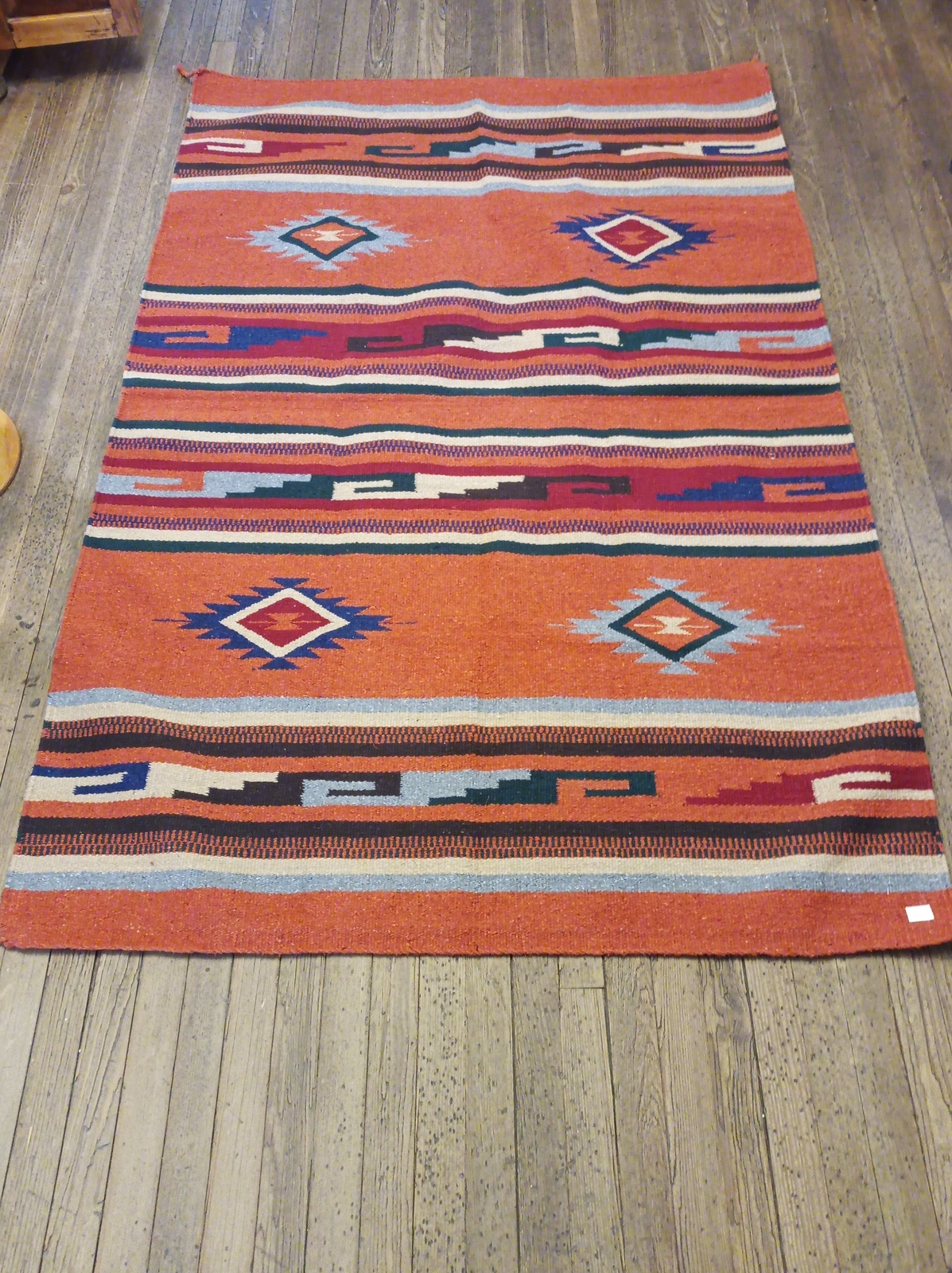 Handwoven Southwest Design Acrylic Rug; 4'x6' gallery