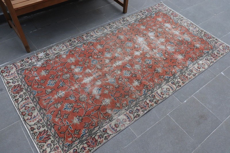 Antique Rugs, Vintage Rug, Cool Rugs, 3.1x8.5 ft Runner Rug, Turkish Rugs gallery