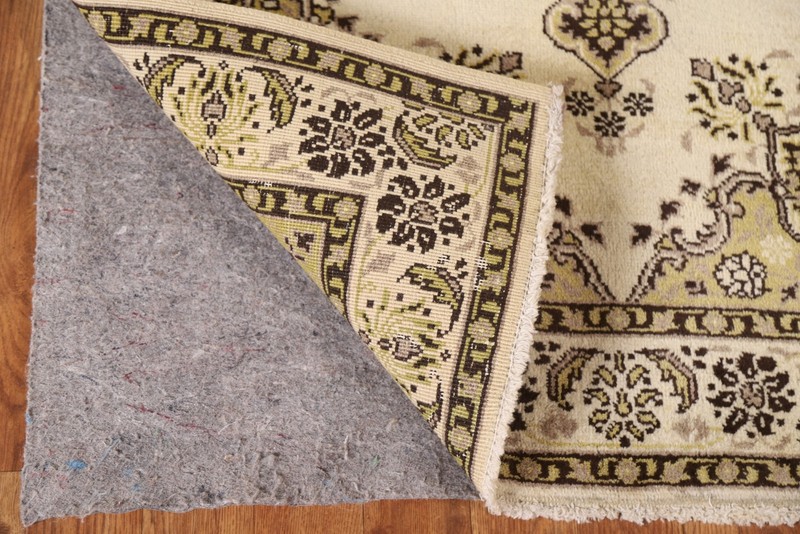Ivory Vintage Traditional Accent Rug 3x5 ft Hand-knotted Wool Carpet gallery