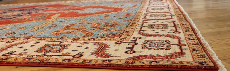 Hand-knotted Rug (Carpet) 8'1X9'8, Ariana mint condition gallery